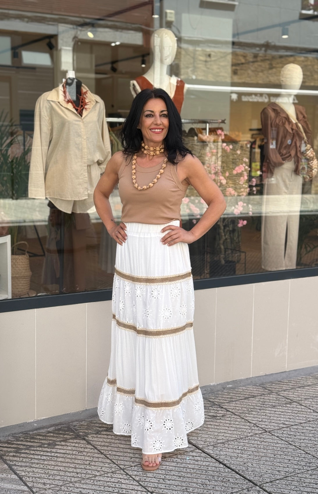 FALDA MALLORCA BLANCA