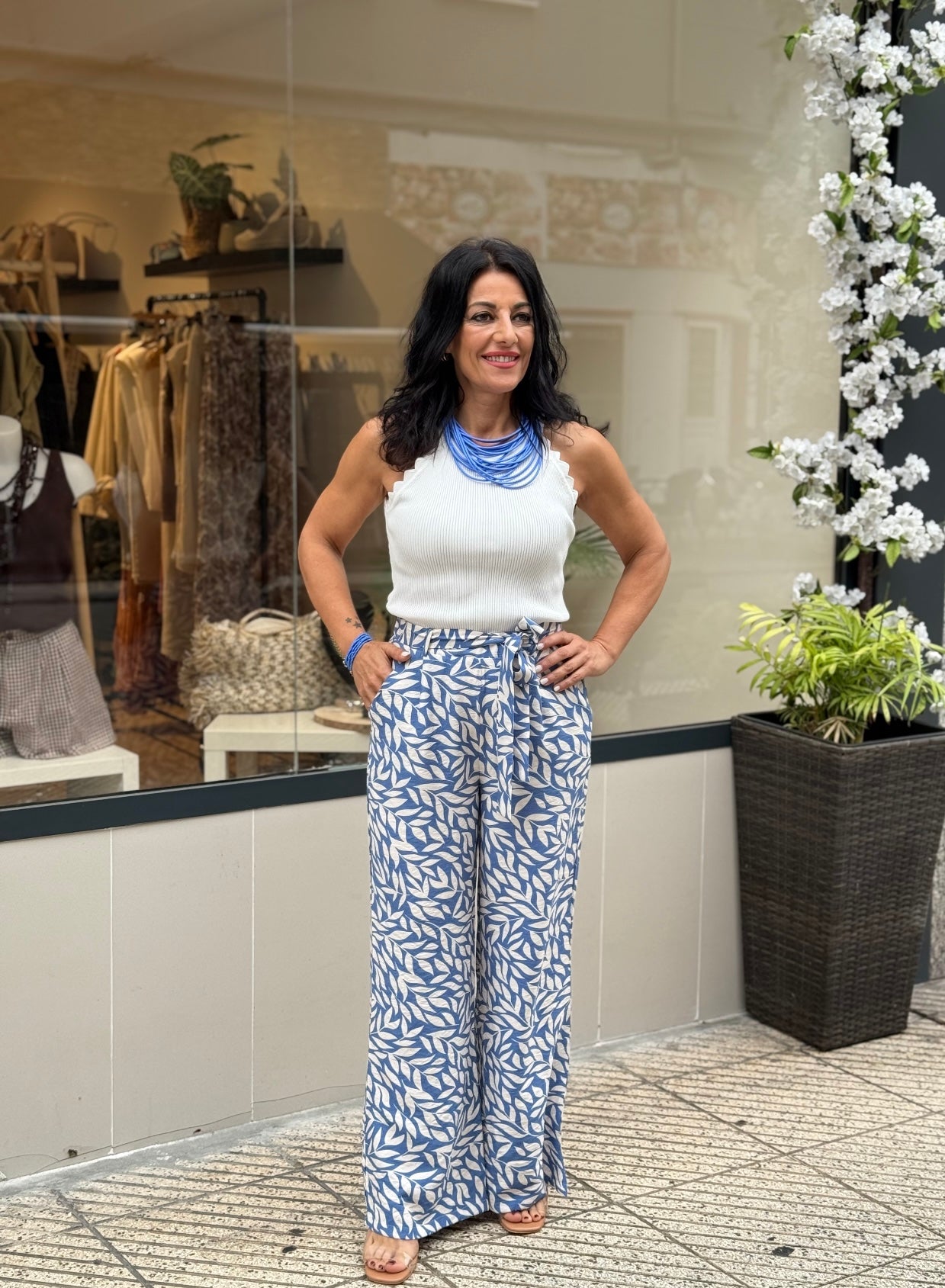 PANTALÓN SELVA AZUL