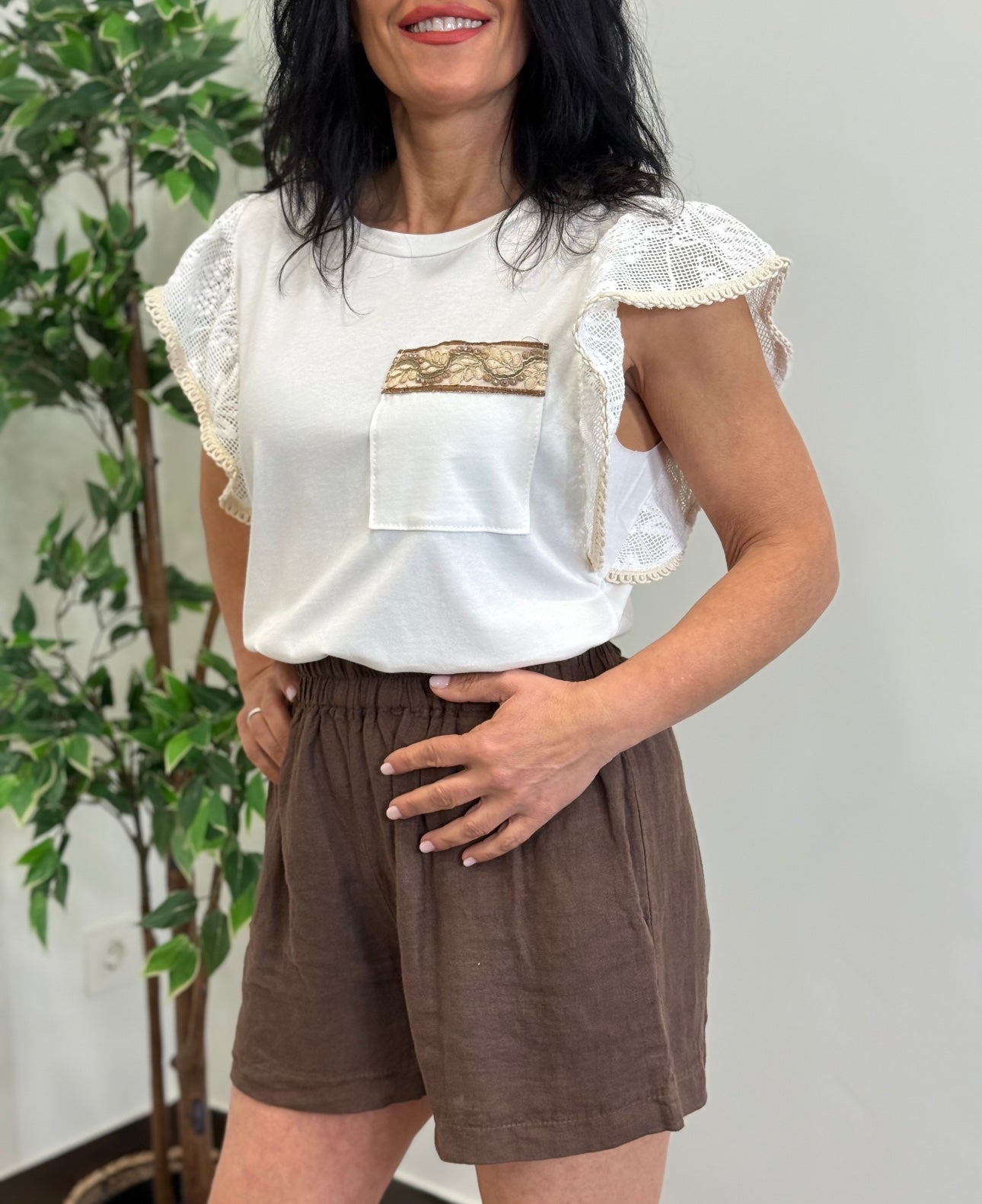 CAMISETA SÁBANA CROCHET