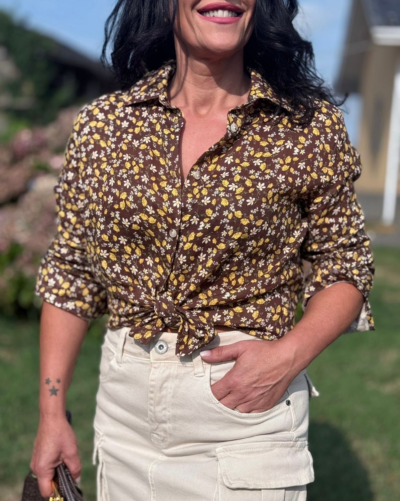 CAMISA ARGELIA CHOCOLATE