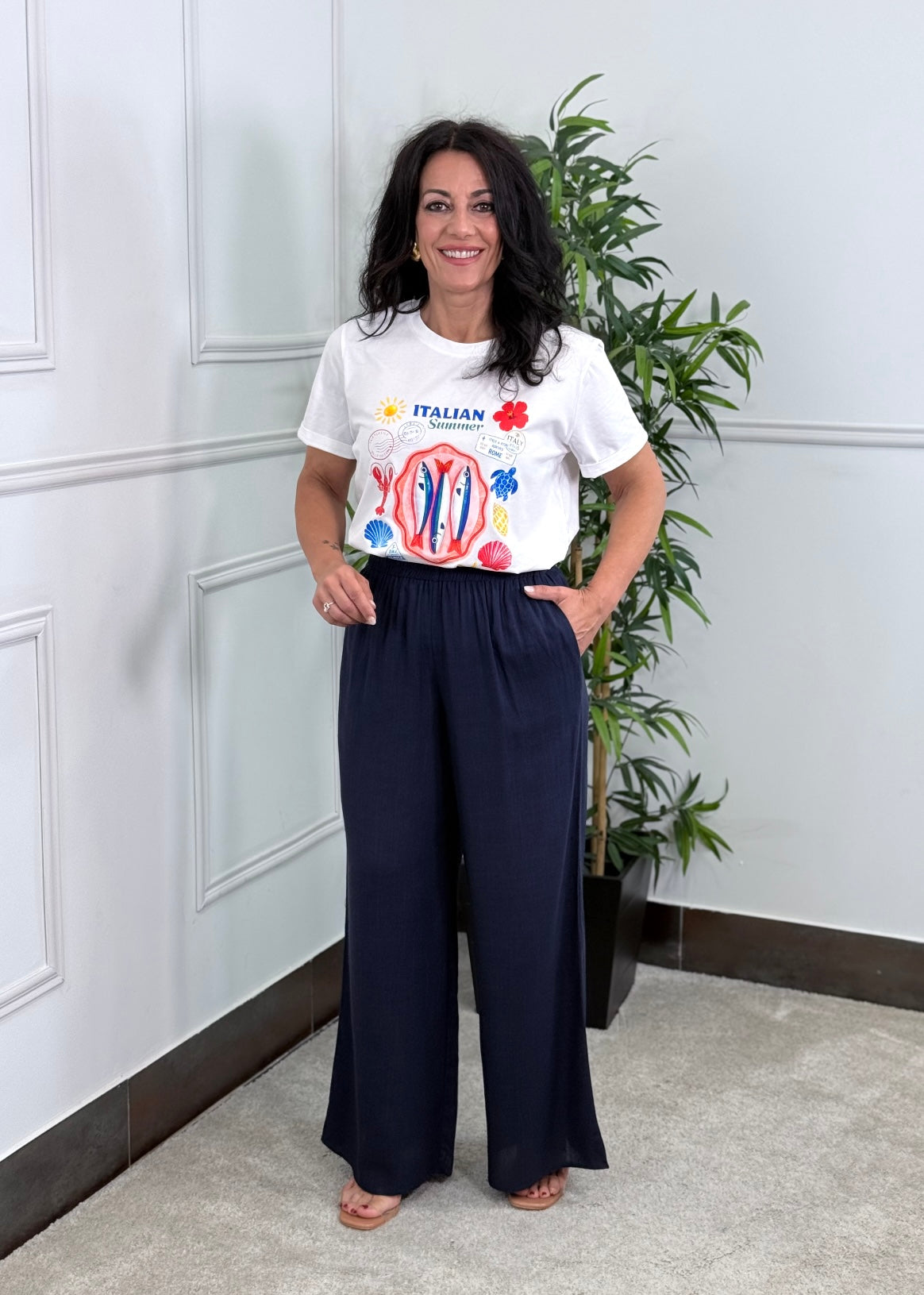 PANTALÓN CAMELIA MARINO LINO