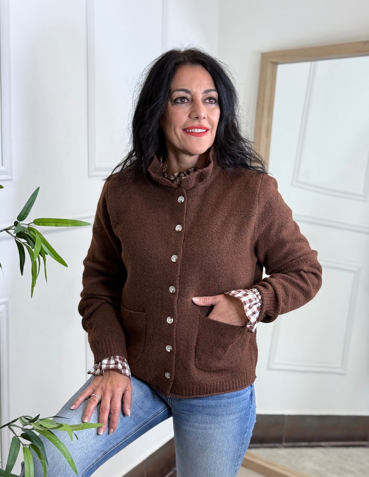 CÁRDIGAN CHARLOTTE CHOCOLATE