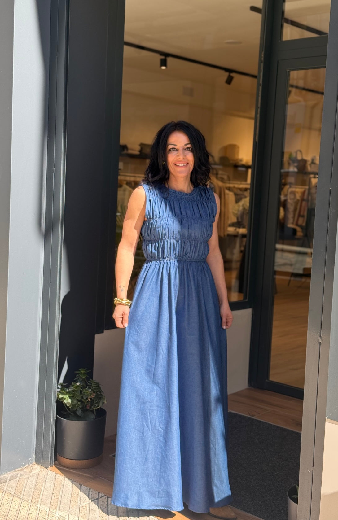 VESTIDO DENIM SOLE