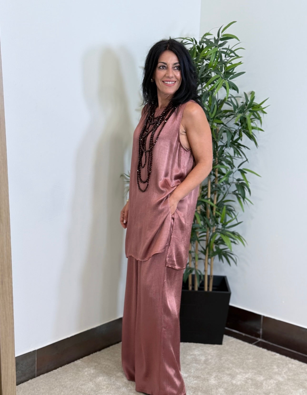 BLUSA MOON TERRACOTA