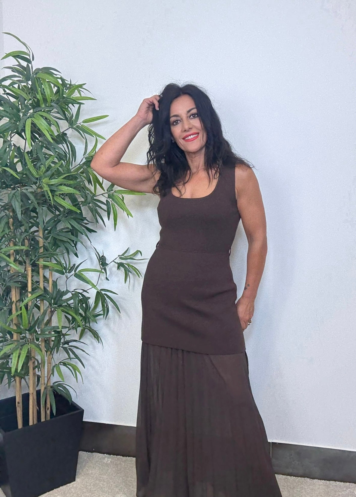 VESTIDO LATTE CHOCOLATE