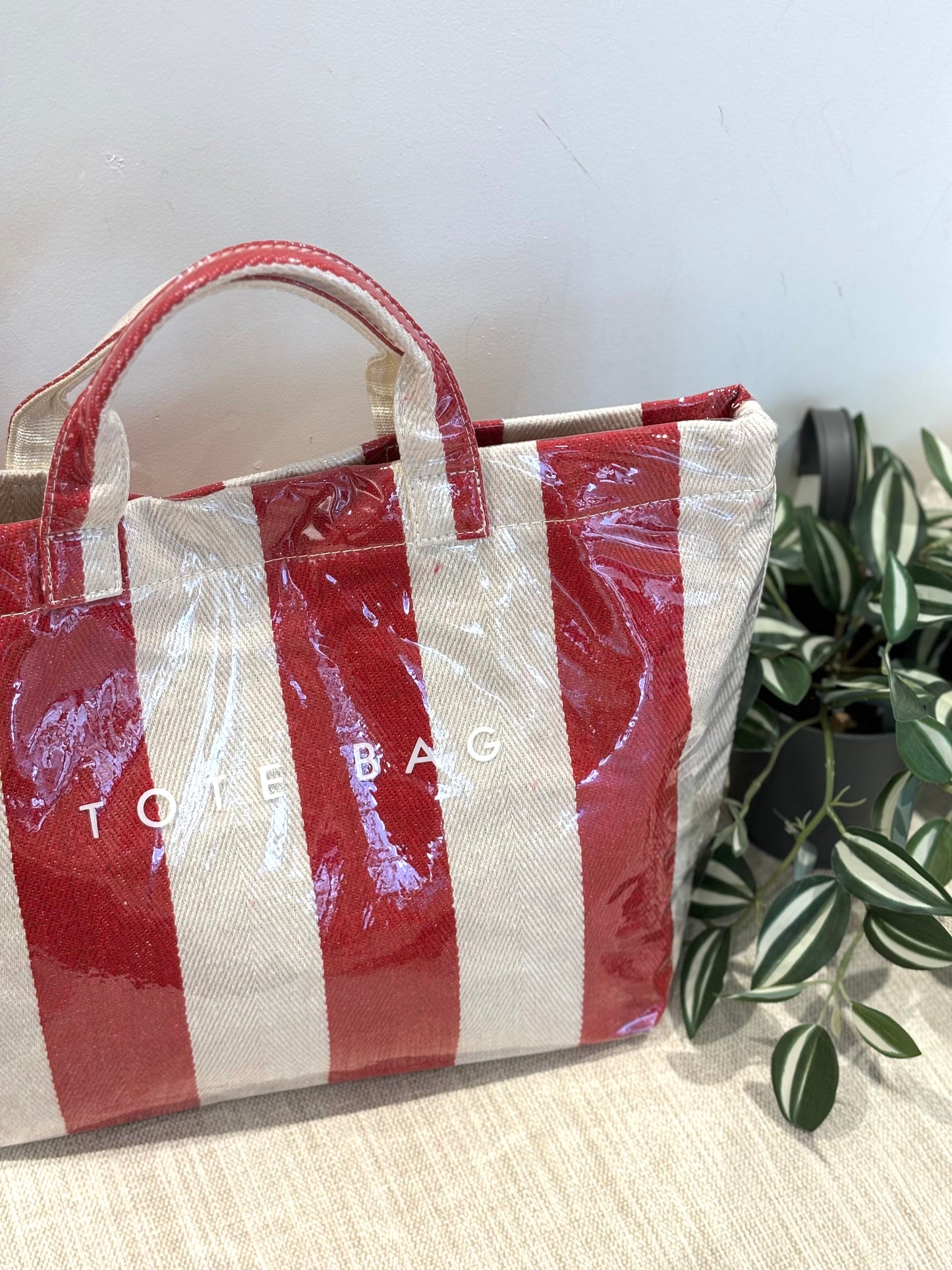 BOLSO TOTE ROJO