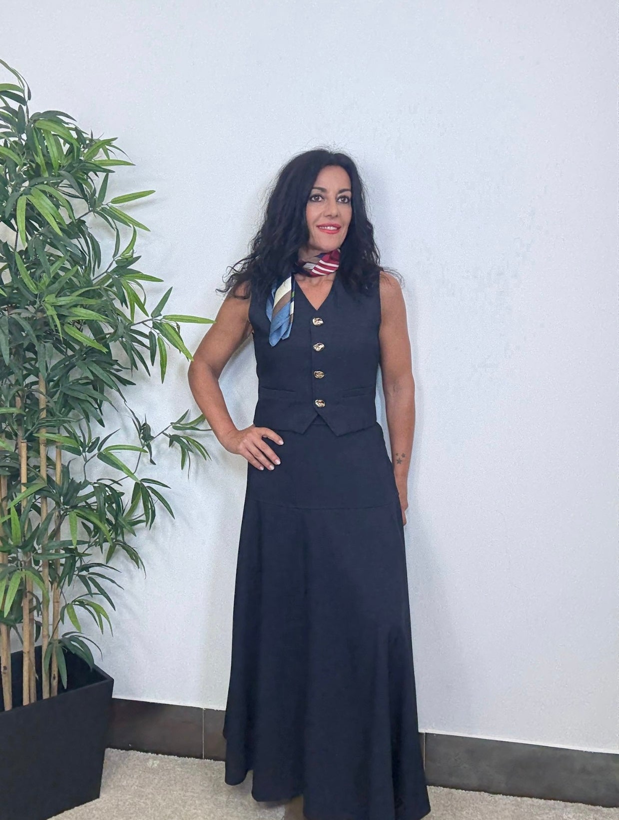 FALDA PARIS DENIM OSCURO