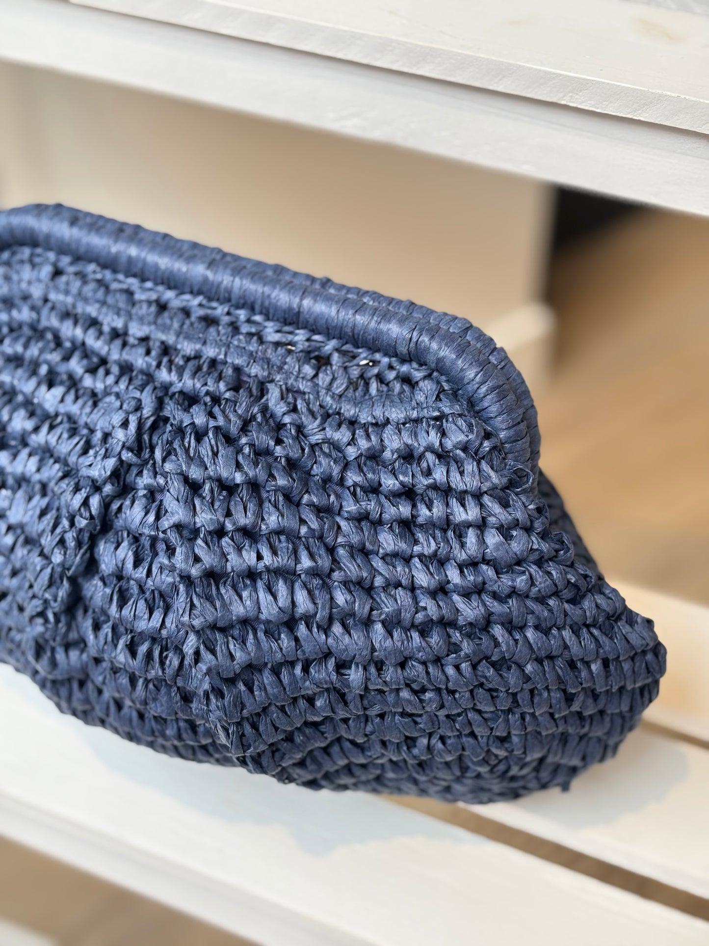 CLUTCH RAFIA MARÍNO
