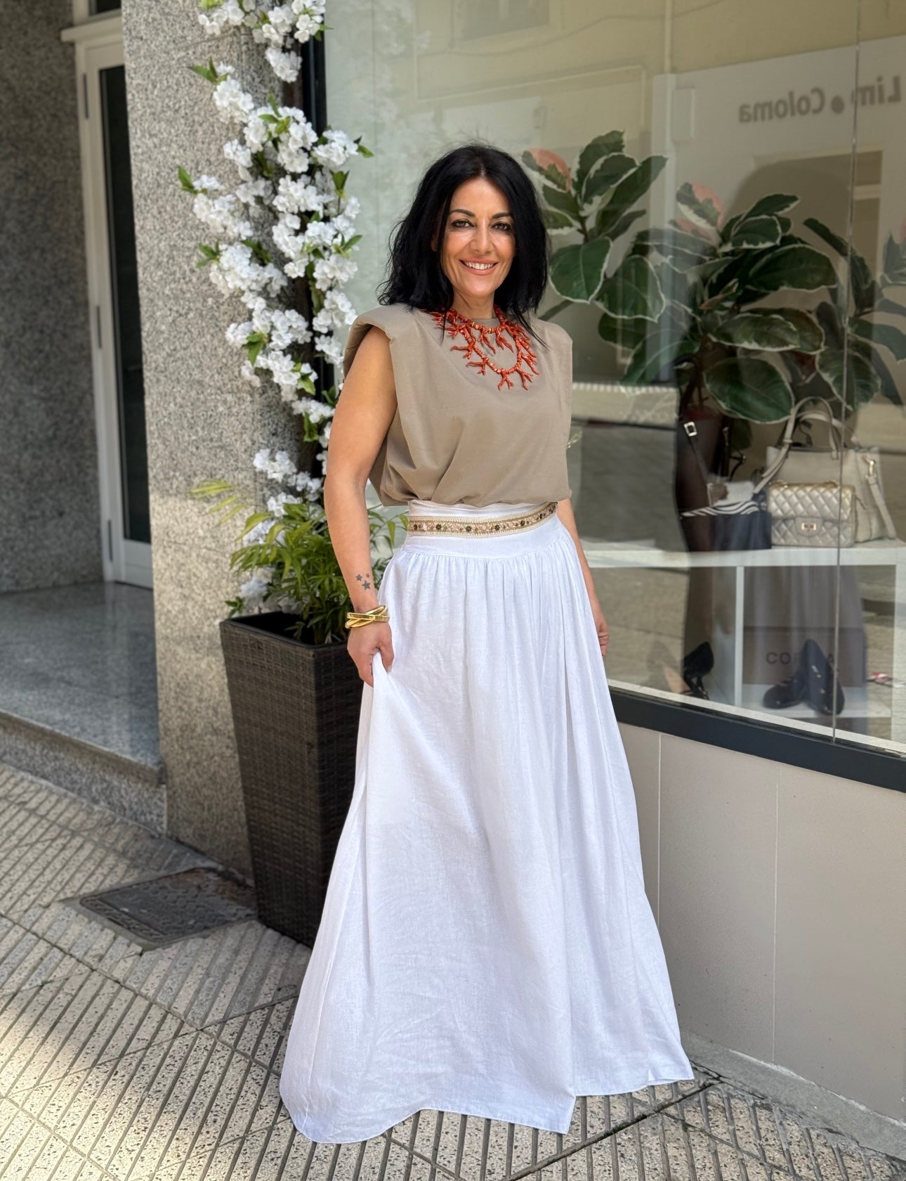 FALDA IBIZA BLANCA