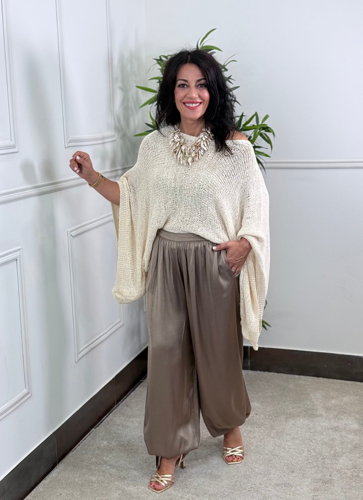 JERSEY CAPA ATELIER BEIGE
