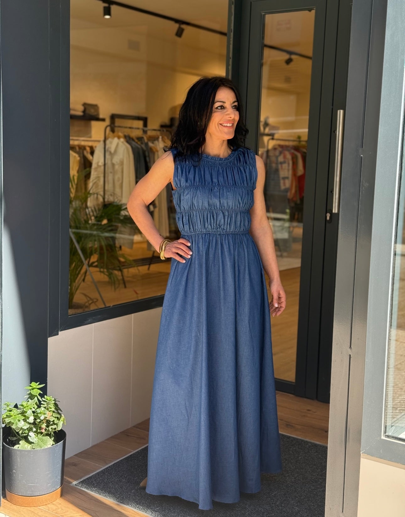 VESTIDO DENIM SOLE