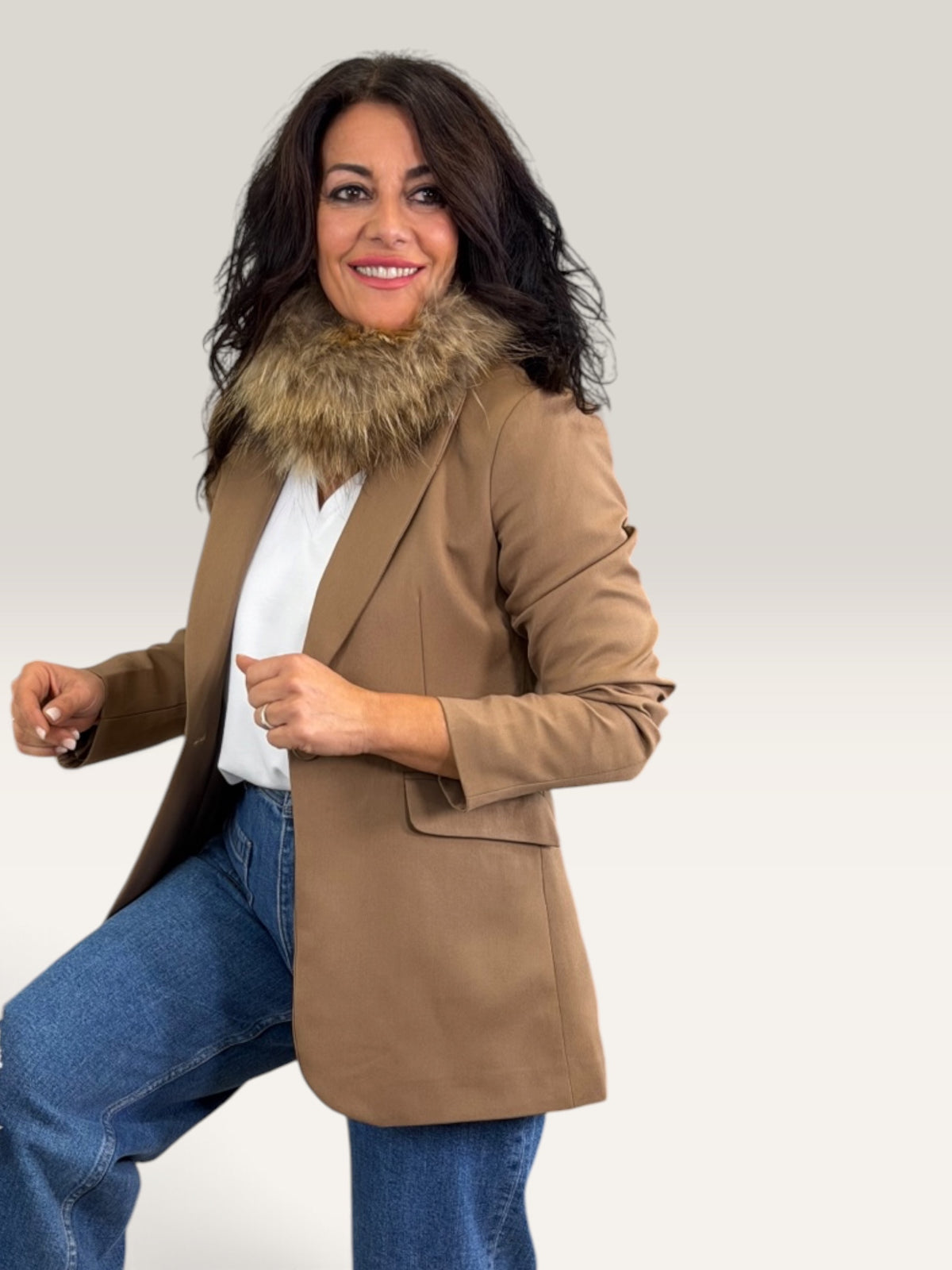 BLAZER ESENCIA CAMEL