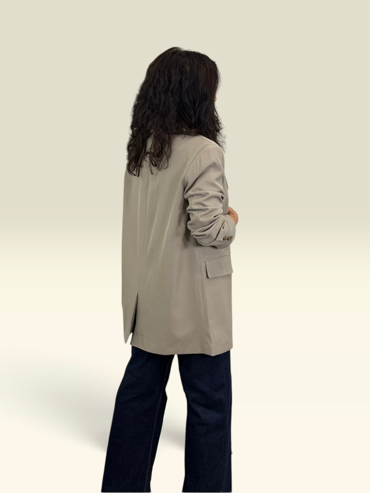 BLAZER NEW BOTON TAUPE