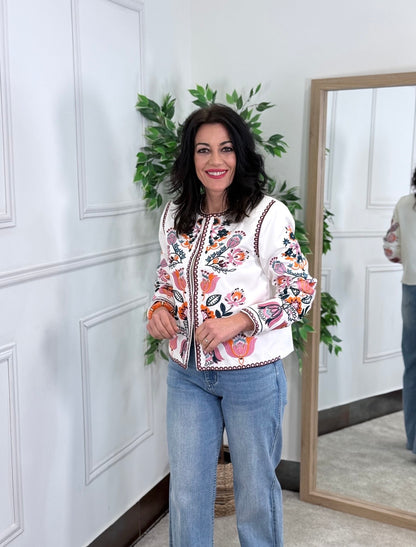 CHAQUETA SPRING BORDADA