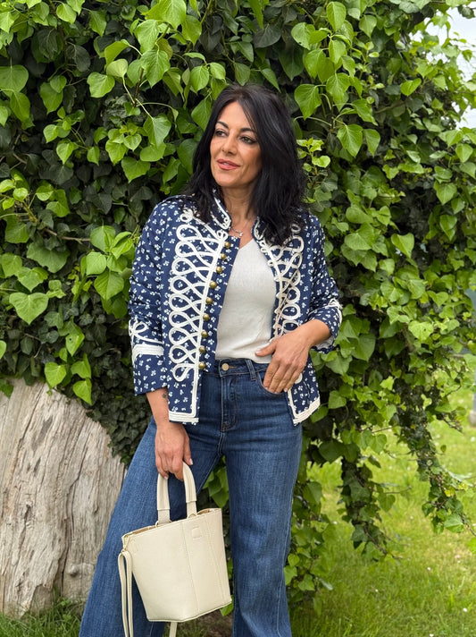 CHAQUETA MADAME AZUL