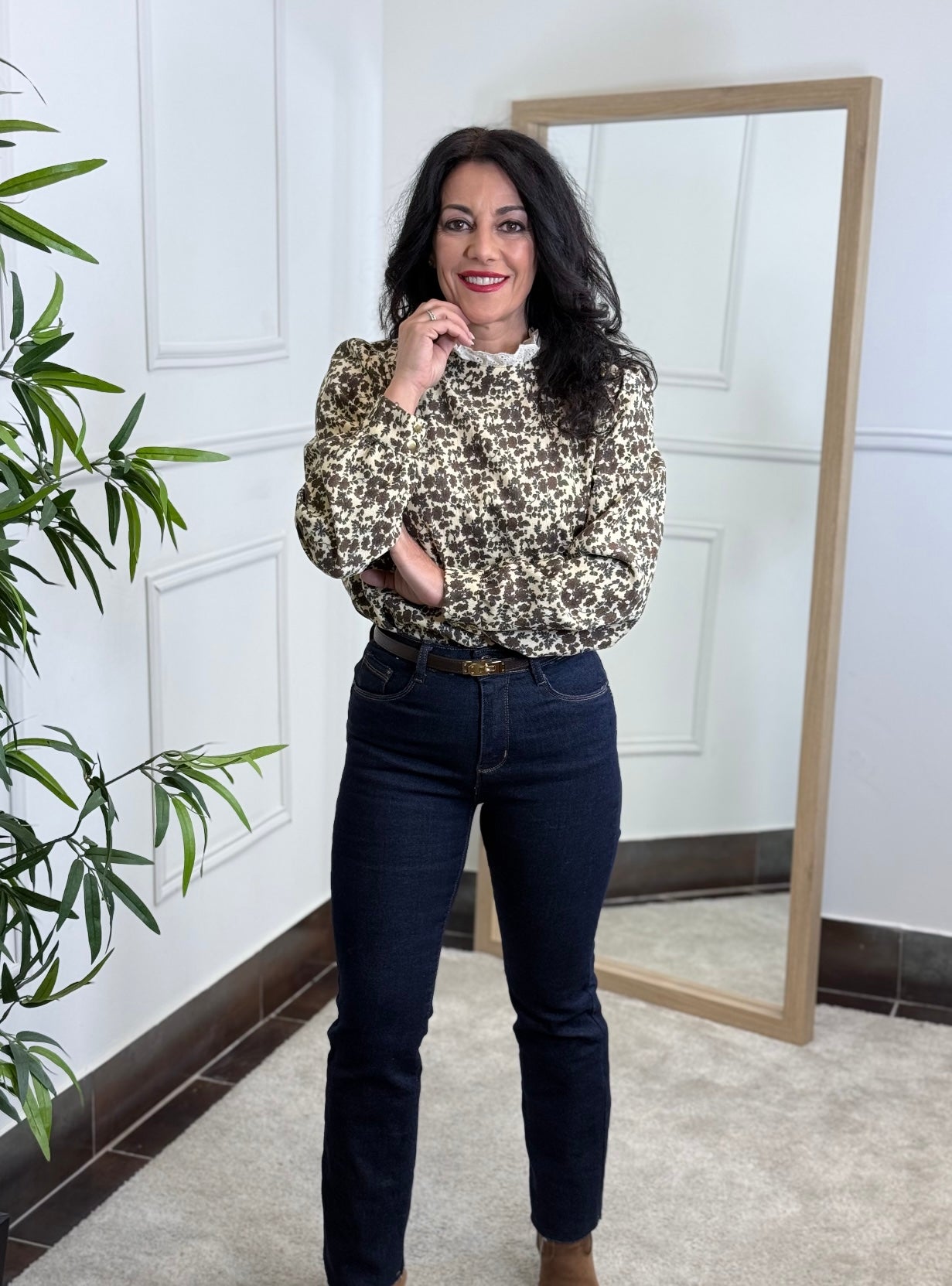 BLUSA FLOWER MICROPANA