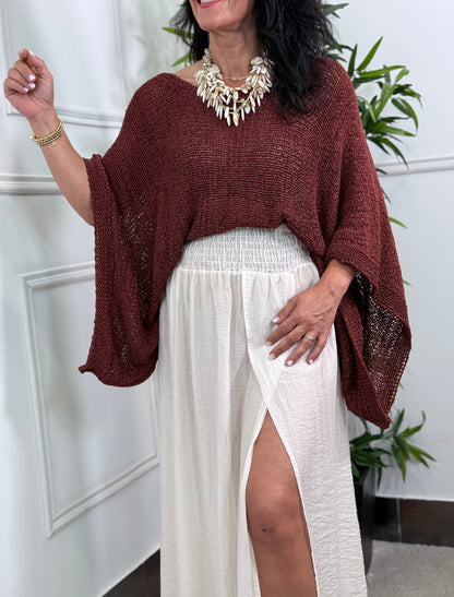 JERSEY CAPA ATELIER BURDEOS