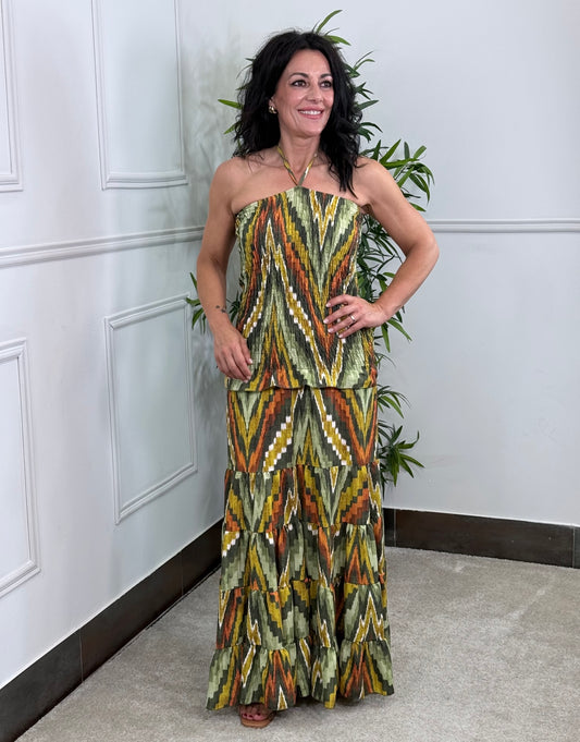 VESTIDO TROPICAL VERDE