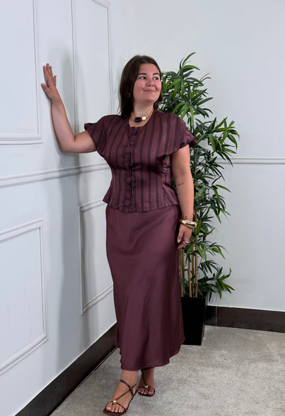 CAMISA FRENCH VINO