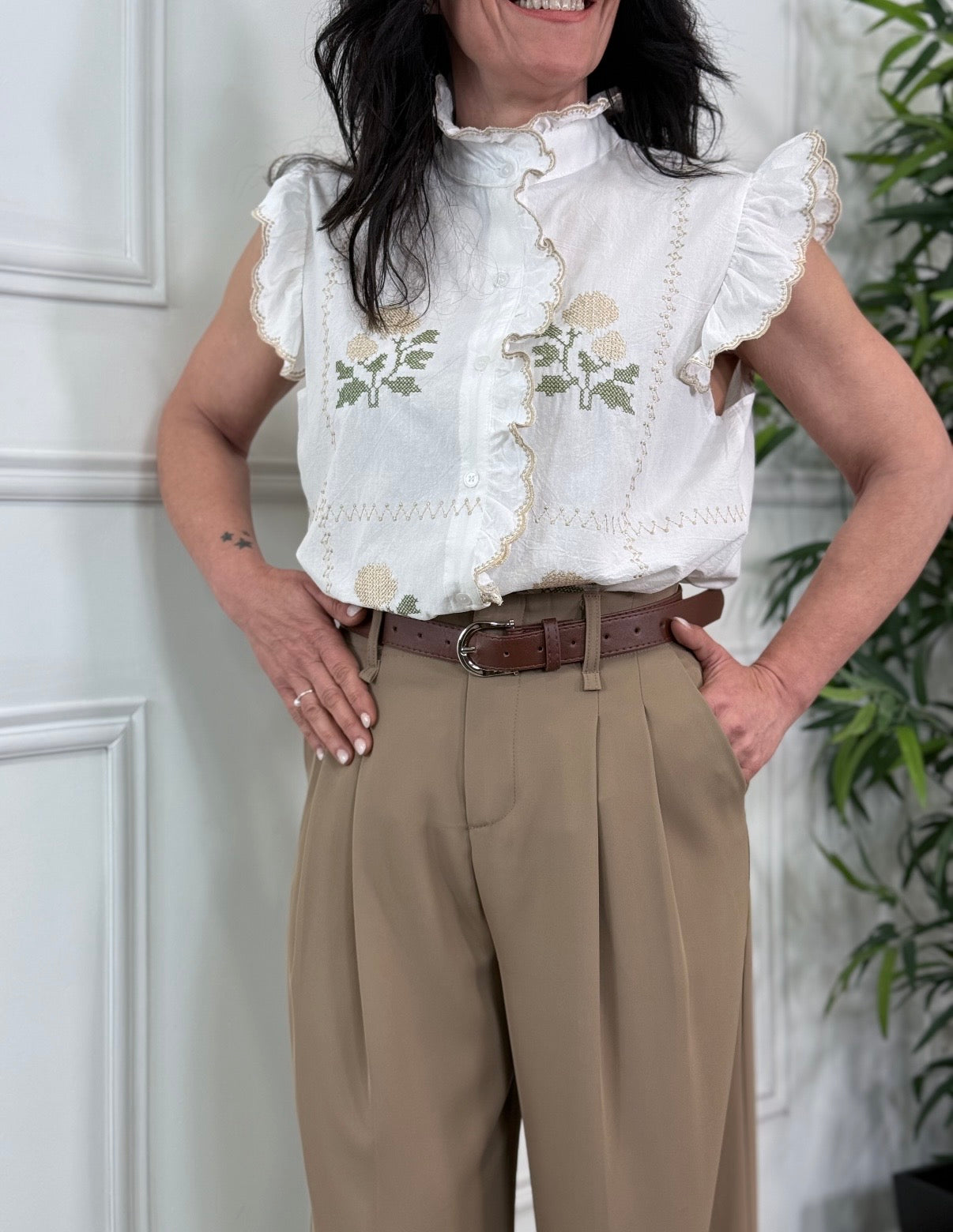 BLUSA HANNA BORDADA
