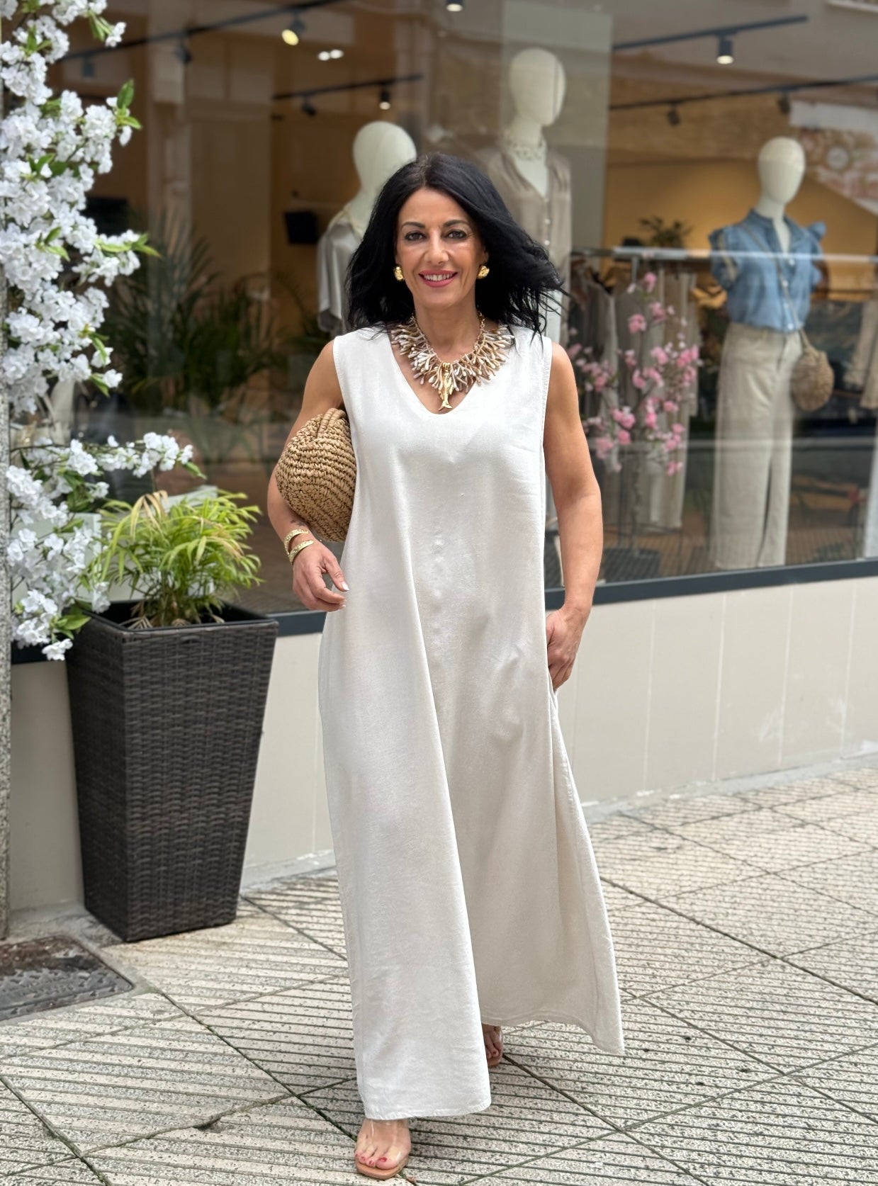VESTIDO TALÍA BEIGE