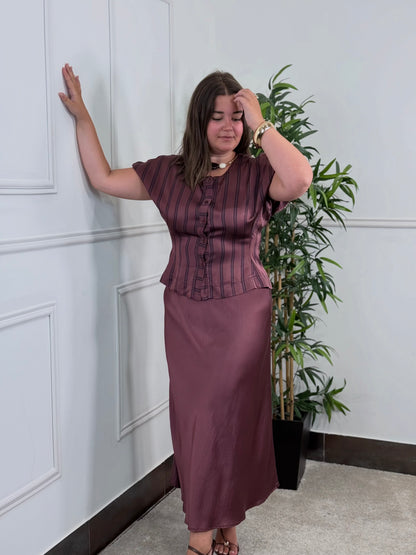CAMISA FRENCH VINO