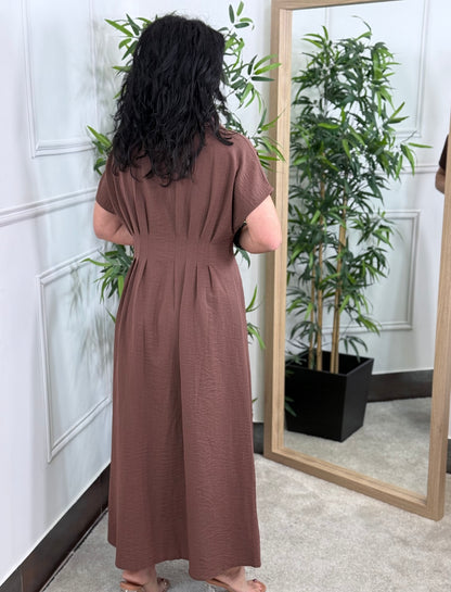 VESTIDO CASEL CHOCOLATE