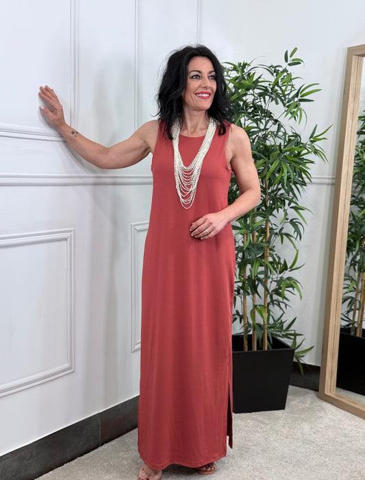 VESTIDO HANTY TERRACOTA