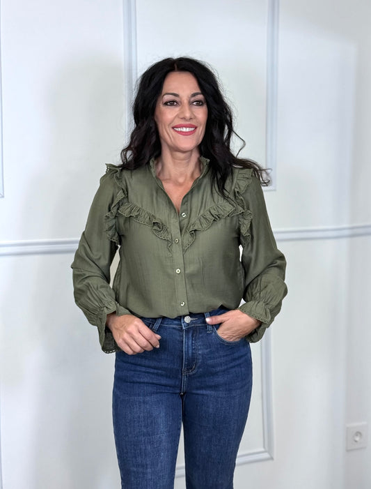 CAMISA CHARLOTTE KAKI