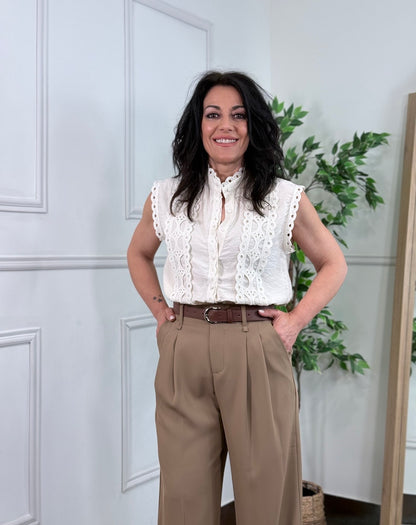 CAMISA TAURO BEIGE