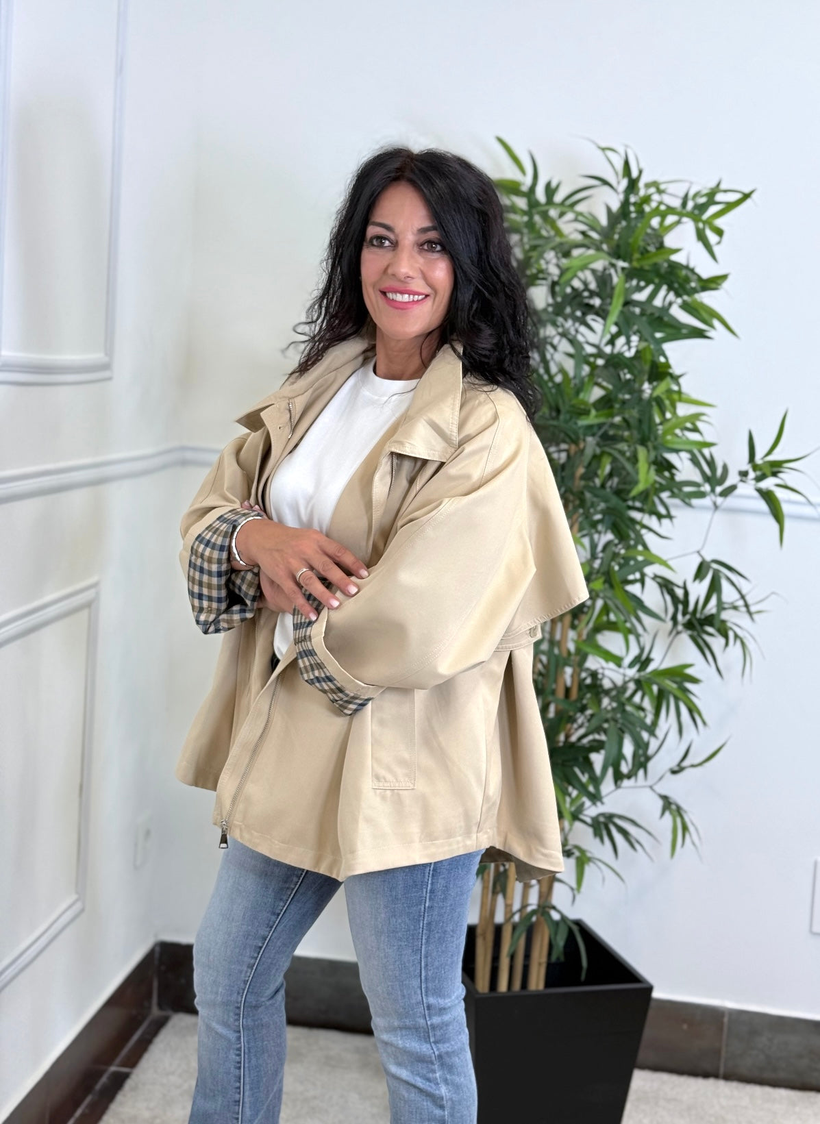 GABARDINA COAT BEIGE