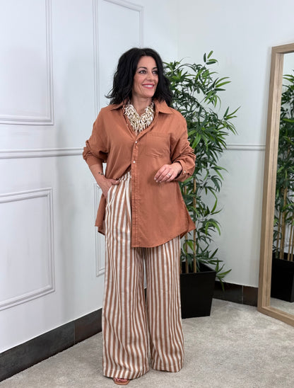 CAMISA OCRE