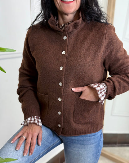 CÁRDIGAN CHARLOTTE CHOCOLATE
