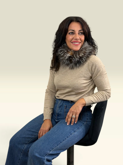 CUELLO PELO VETEADO