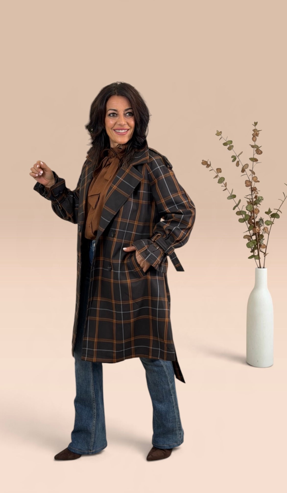 GABARDINA ESCOCIA CUADROS