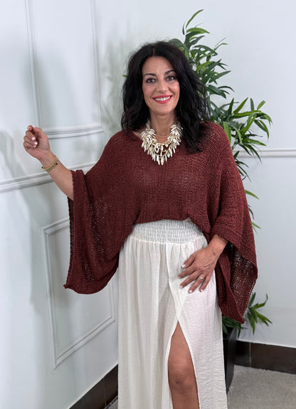 JERSEY CAPA ATELIER BURDEOS