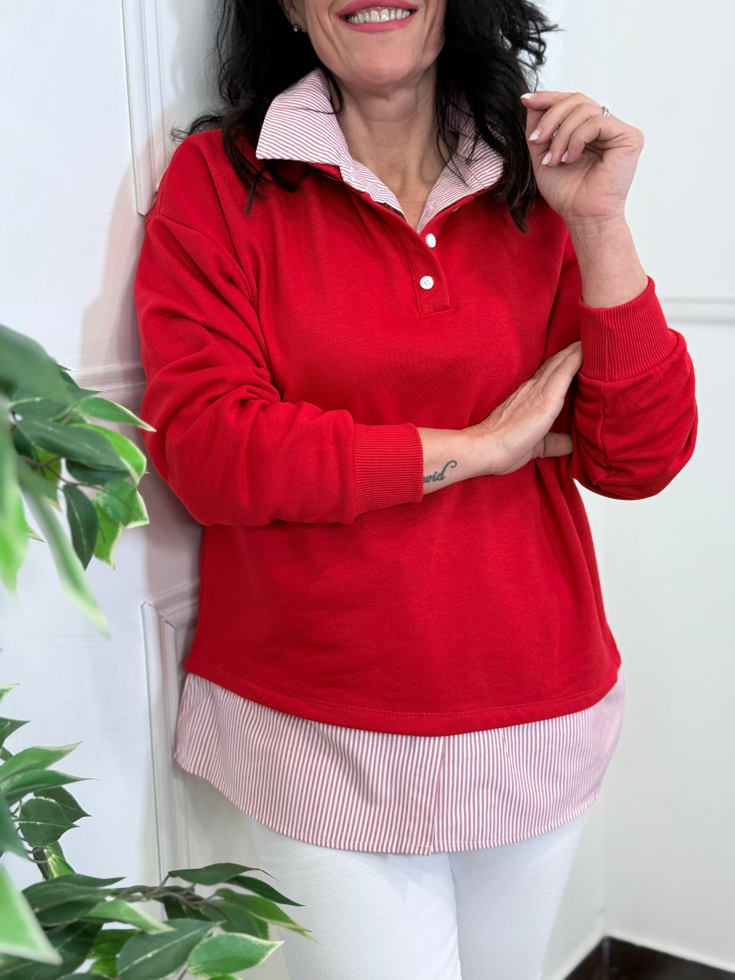 SUDADERA CHERRY CAMISA