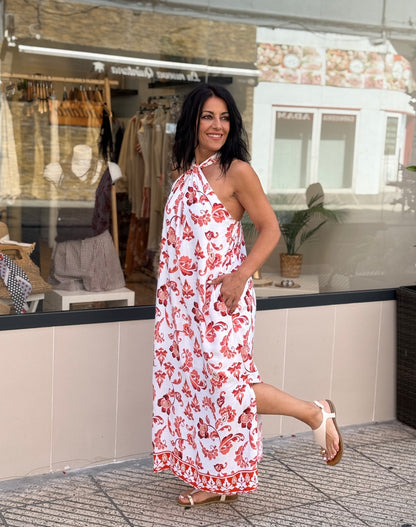VESTIDO GRACIELA CUELLO HALTER