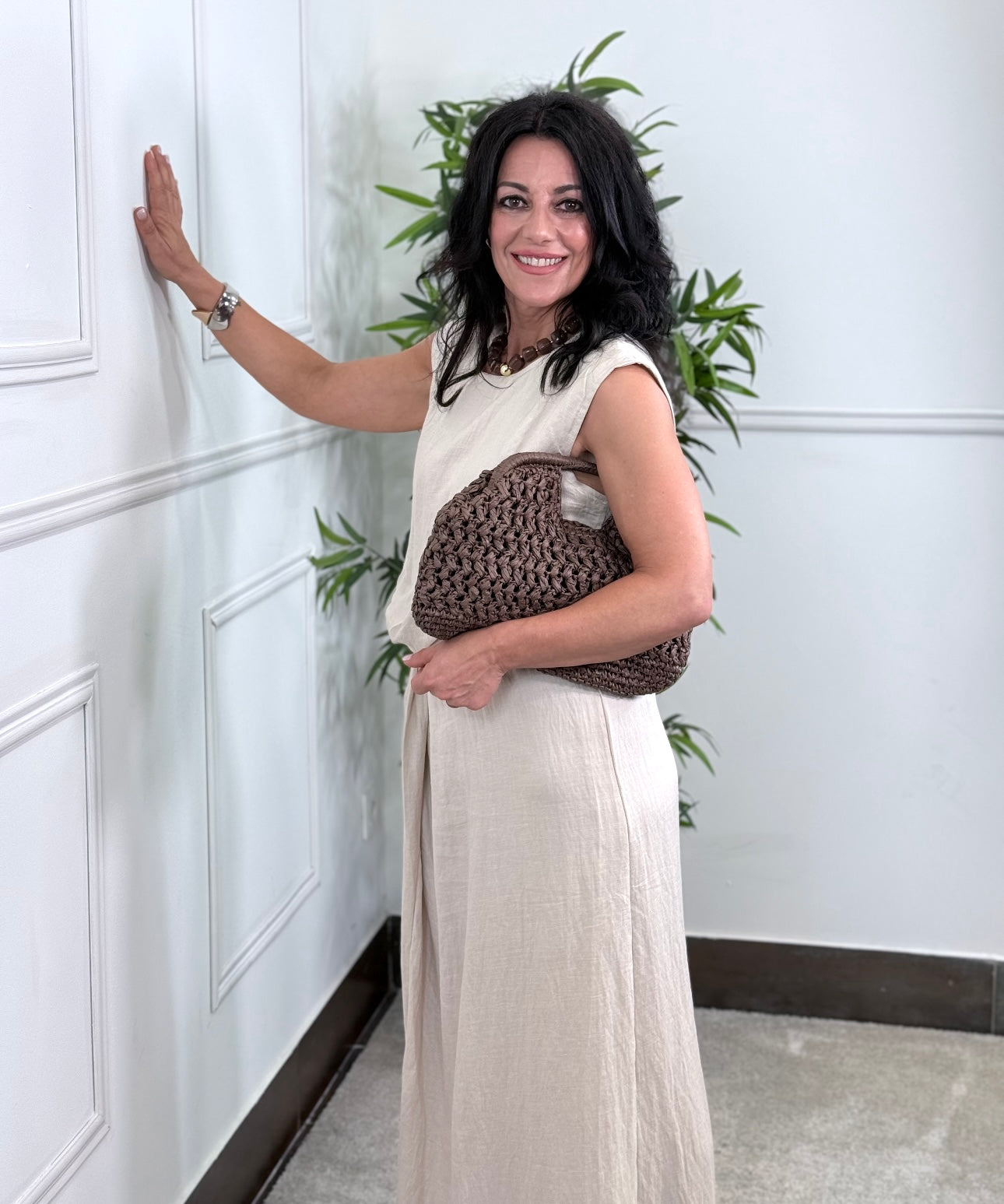 VESTIDO PIEDRA PRETTY