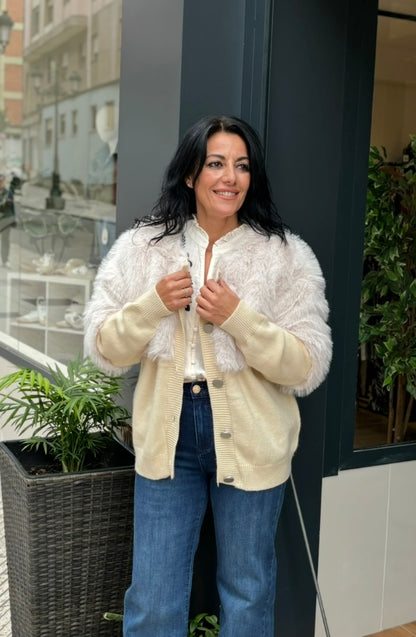 CHAQUETA PELO COMBINADA