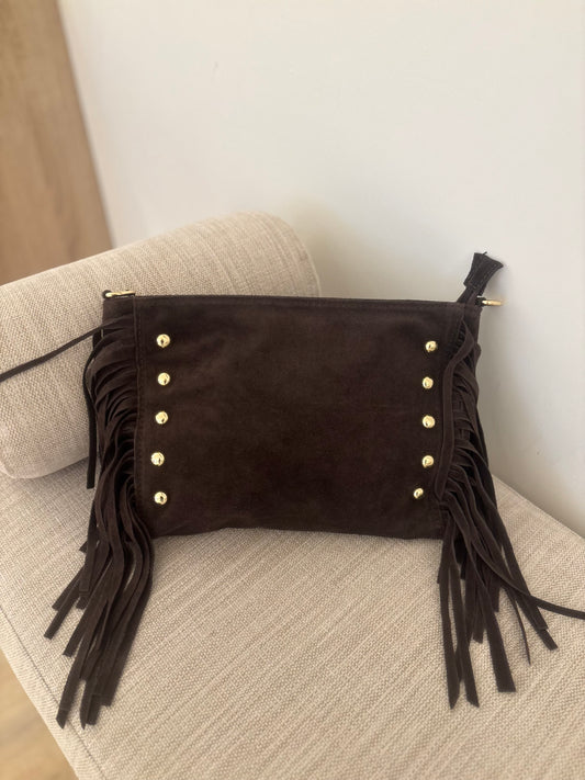 BOLSO FLECO TACHUELAS