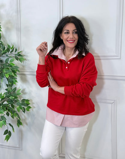 SUDADERA CHERRY CAMISA