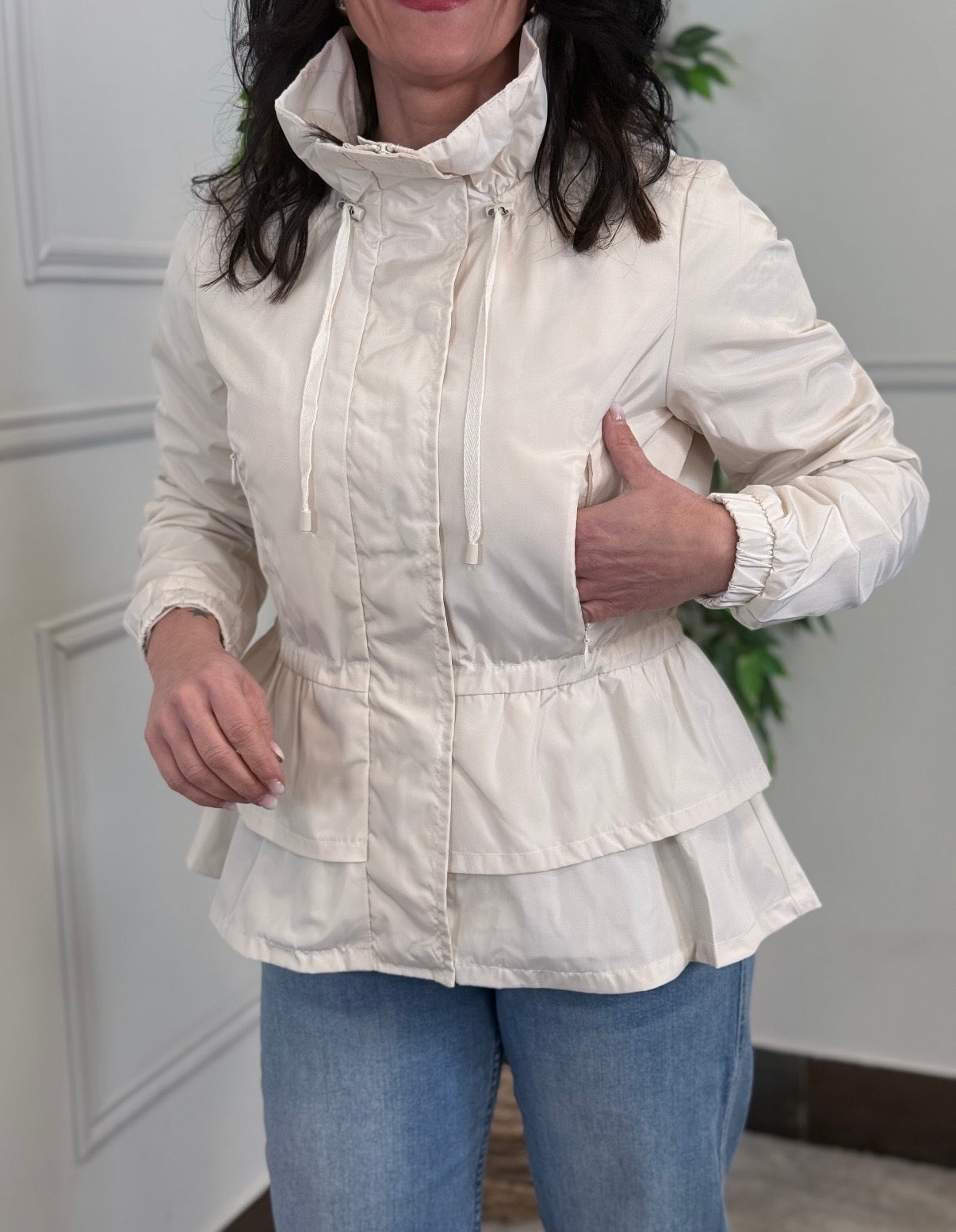 PARKA IMPERMEABLE LOLA  BEIGE