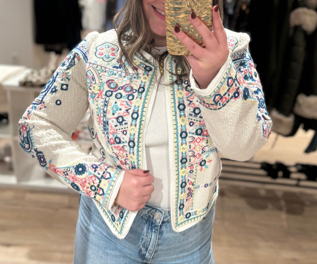 CHAQUETA DOLCE BORDADA