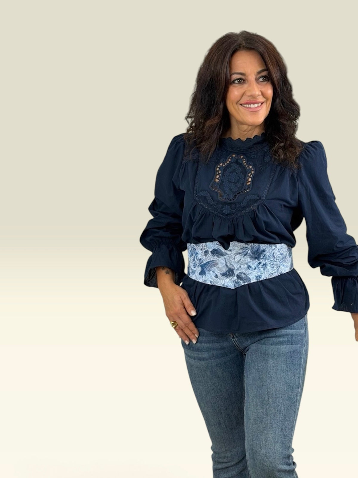 CAMISA DULCE MARINO