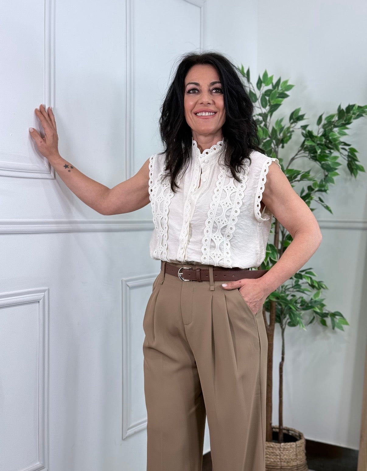 CAMISA TAURO BEIGE