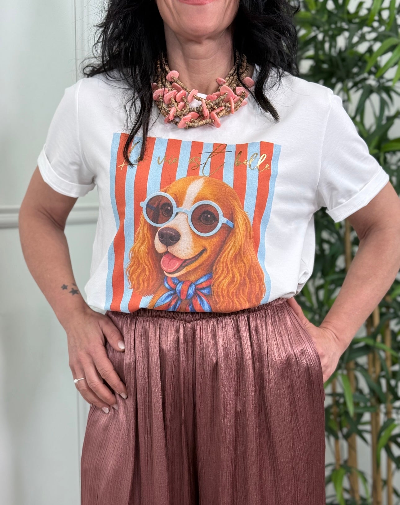 CAMISETA LA VIDA ES BELLA