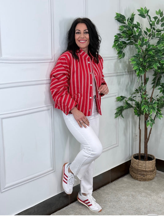 CHAQUETA CHERRY RAYAS