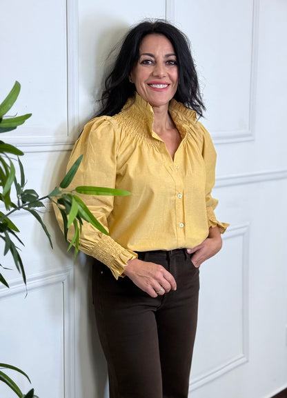 CAMISA BASIC MOSTAZA