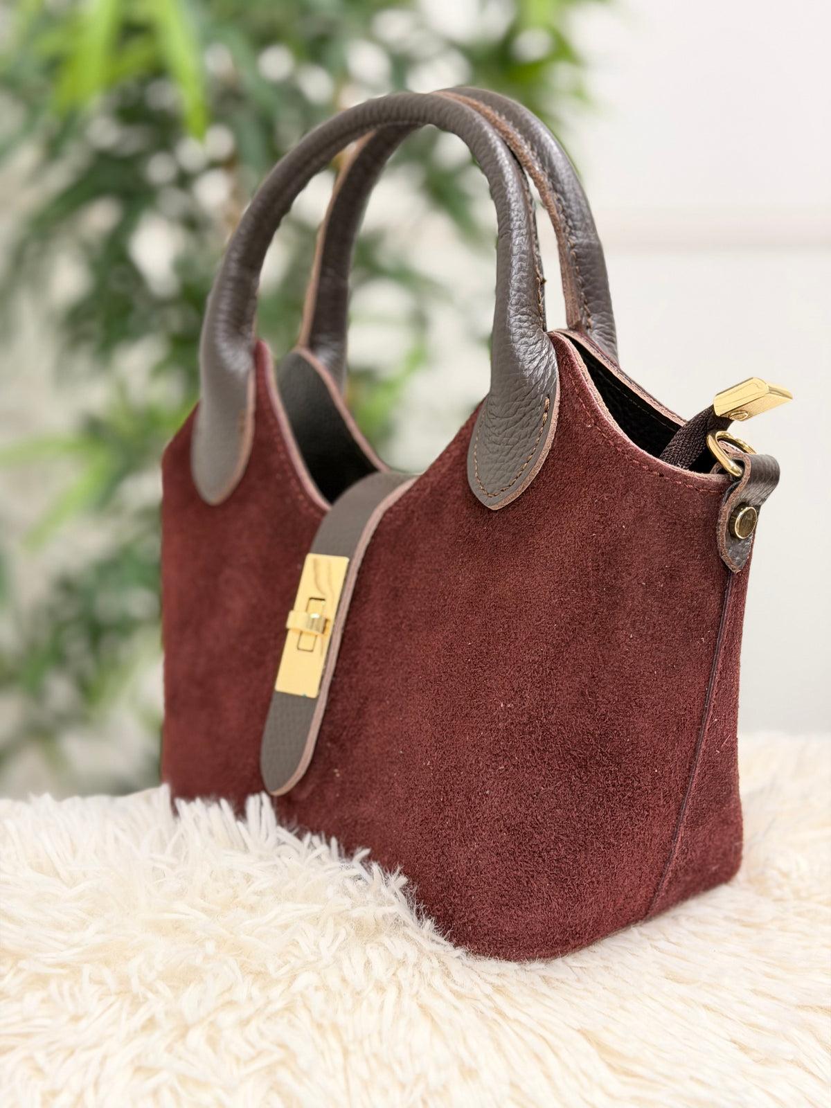 BOLSO GRACE PIEL BURDEOS